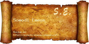 Somodi Emese névjegykártya